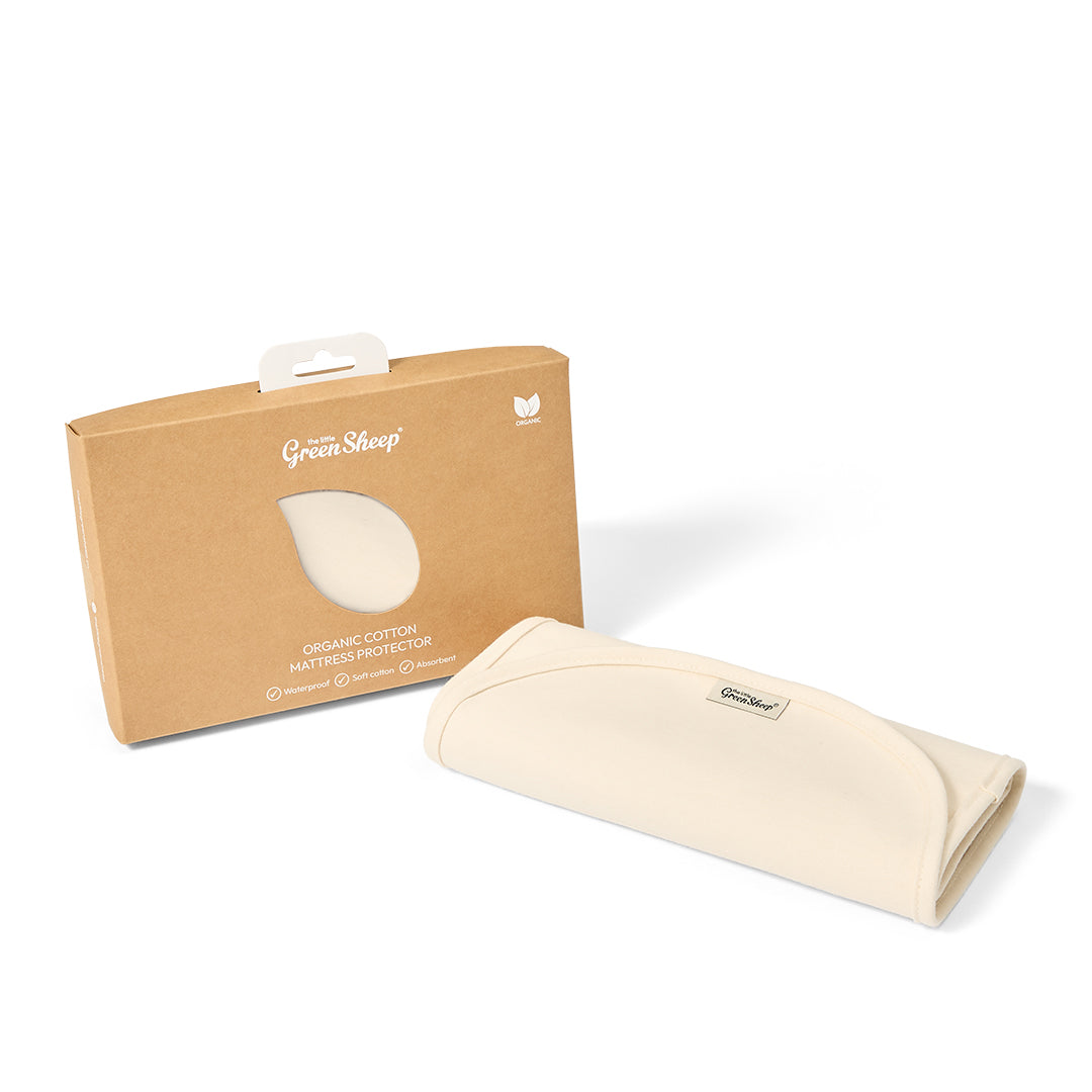 Protector de colchón orgánico para cesta Moisés