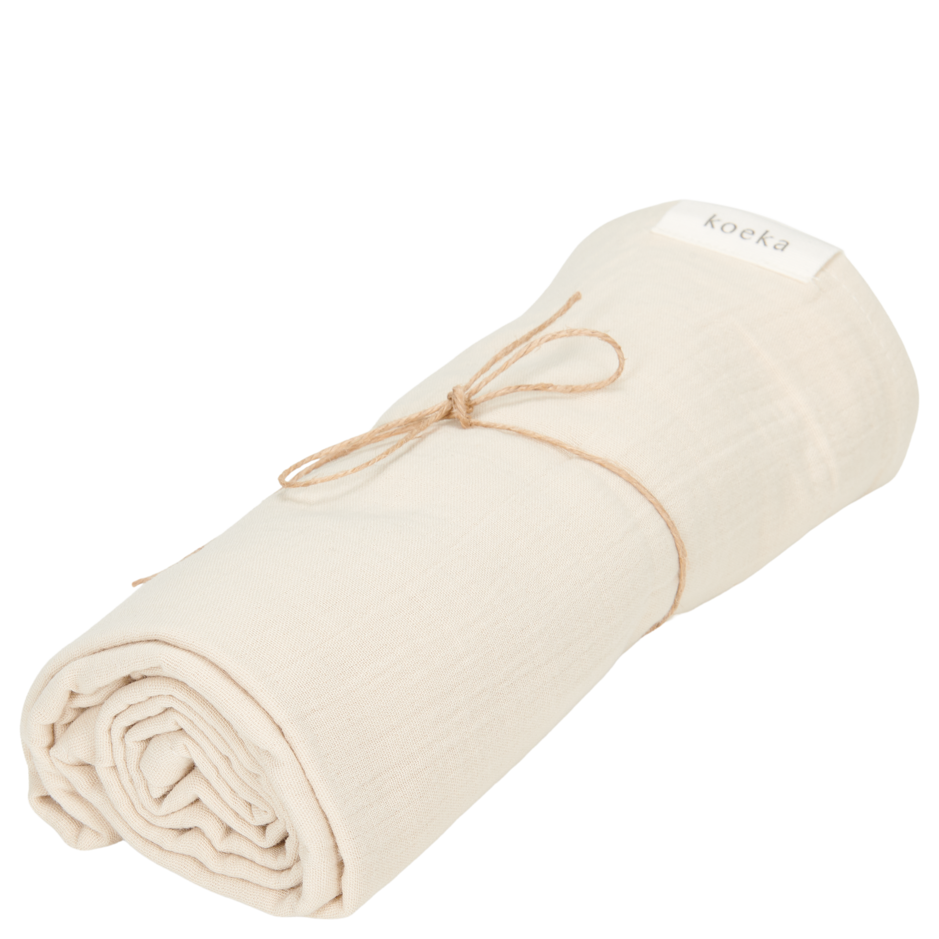 Koeka Muslin swaddle Faro Warm White - Hola BB