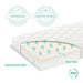 Woodies Premium latex toddler bed mattress 70x140cm - second chance  - Hola BB