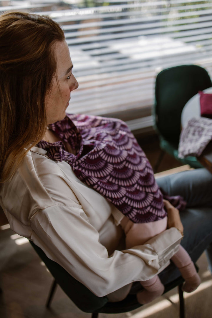 Lemej Amsterdam - Wool-silk Blend Feeding Shawl