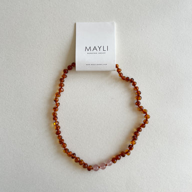 MAYLI Amber Adult Necklace Sunstone - Hola BB