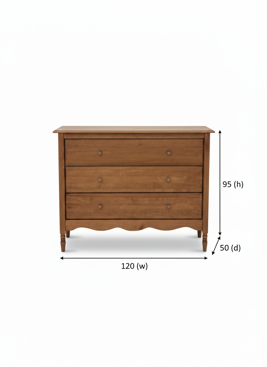 Heritage Vintage Dresser + Optional Changing Top