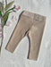 Nanami Rib Velvet trousers 0-3 months / Velvet Natural - Hola BB