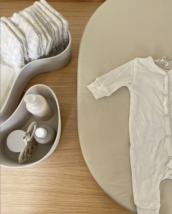 Овальна пеленальна подушка - Камінь