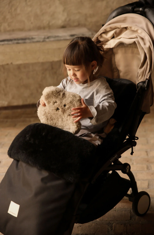 Puffmuff z owczej skóry