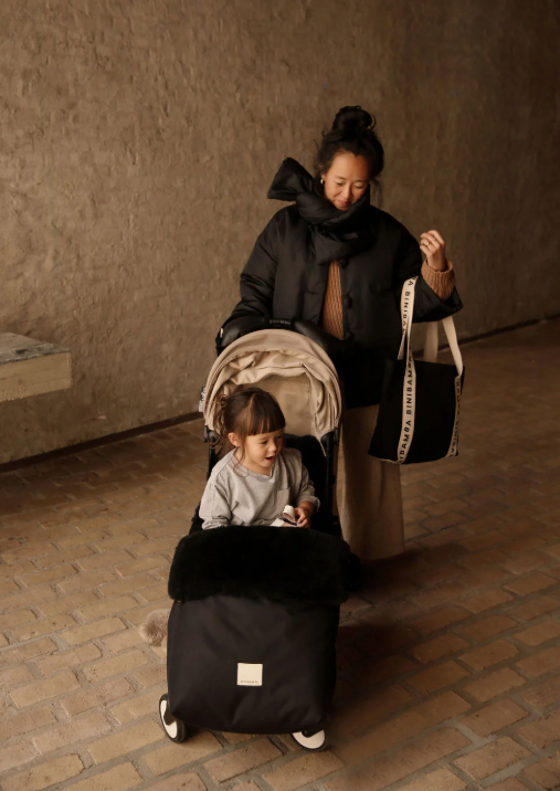 Puffmuff z owczej skóry