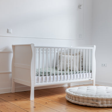 Woodies Noble 2 in 1 Cot Bed 70x140cm - White  - Hola BB