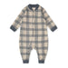 That's Mine Organic cotton romper 56cm - 1M / Carreaux bleu - Hola BB