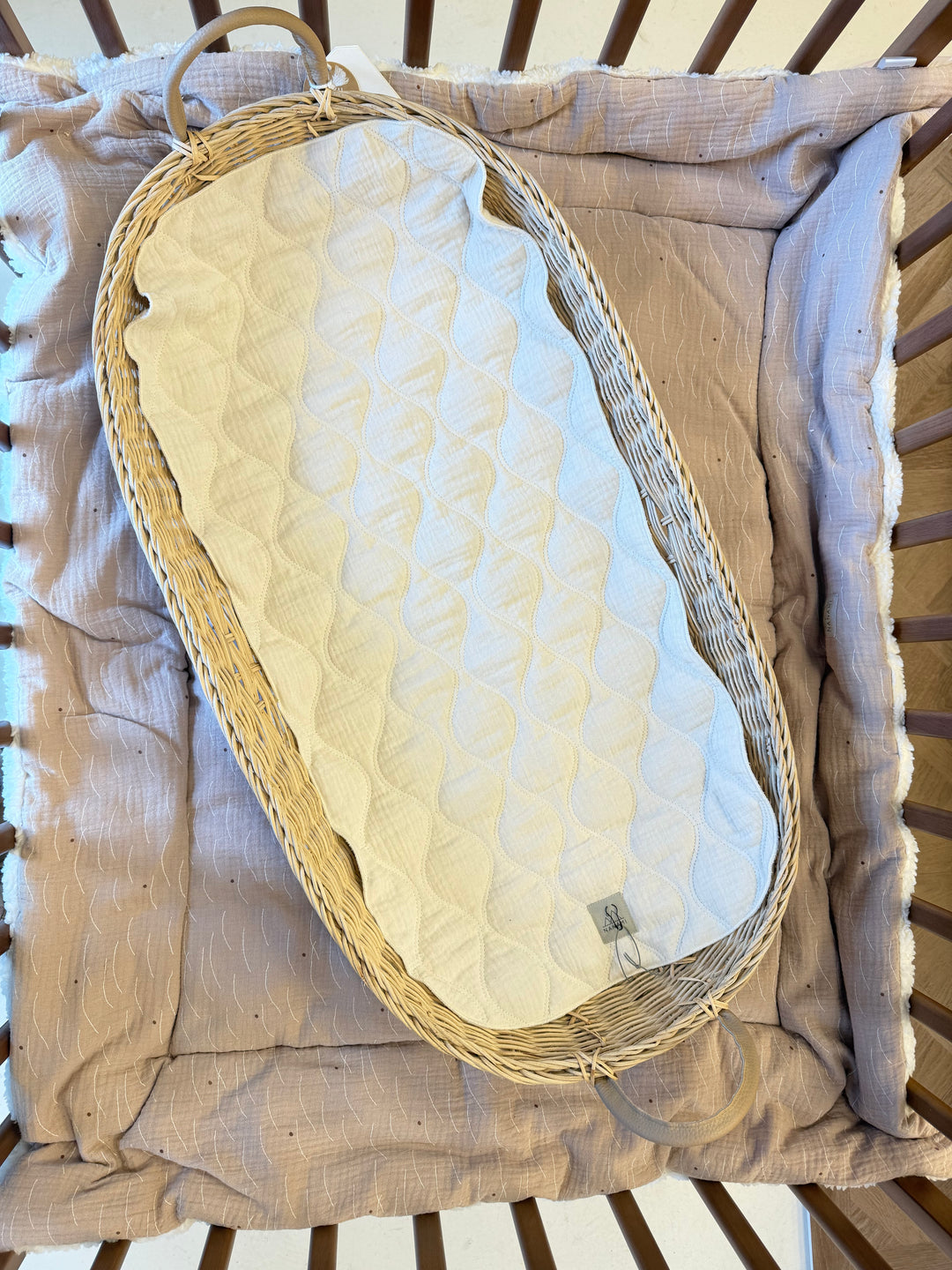 Inserto organico per passeggino e navicella - Onda di Cotone