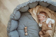 Play&Go Organic Bloom Babymat / Nest Dusty Blue - Hola BB