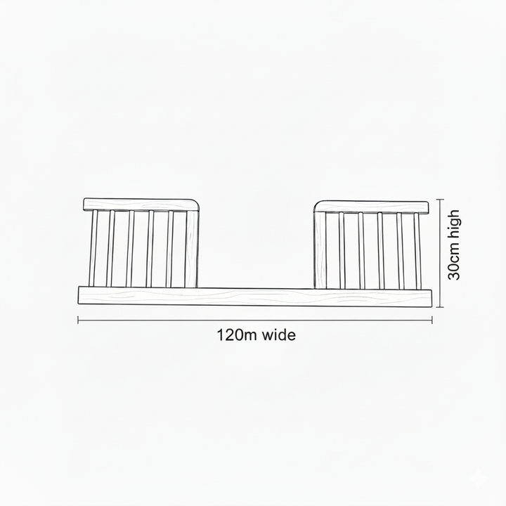 جانب السرير النهاري لسرير روز الأطفال