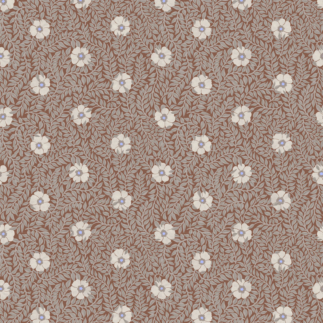 Summer Gray Kicki Wallpaper terracotta - Hola BB