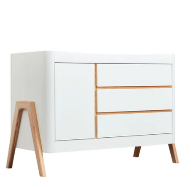 Gaia Baby Hera Dresser - Scandi White / Natural  - Hola BB